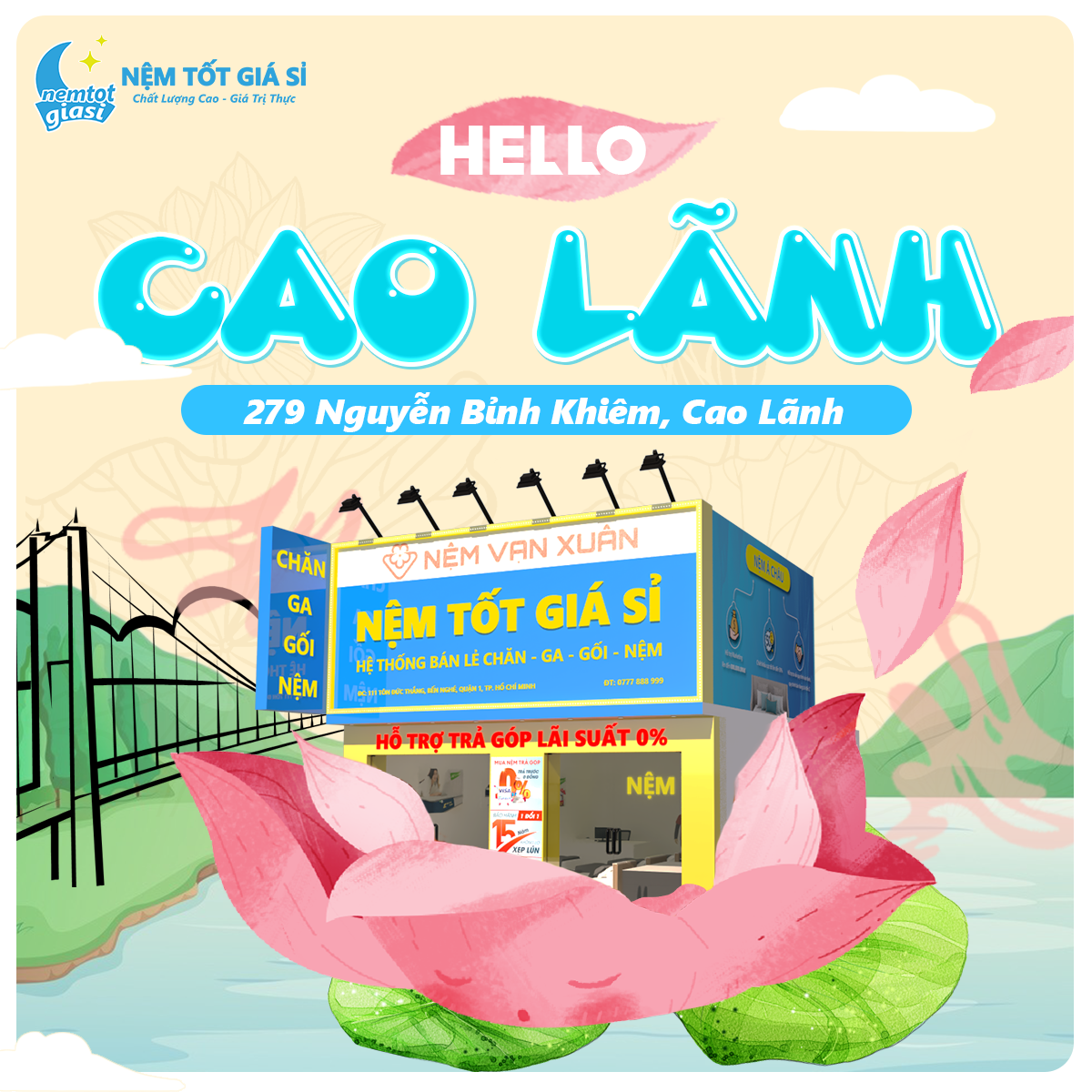 Bảo hành chính hãng Nệm Tốt Giá Sỉ