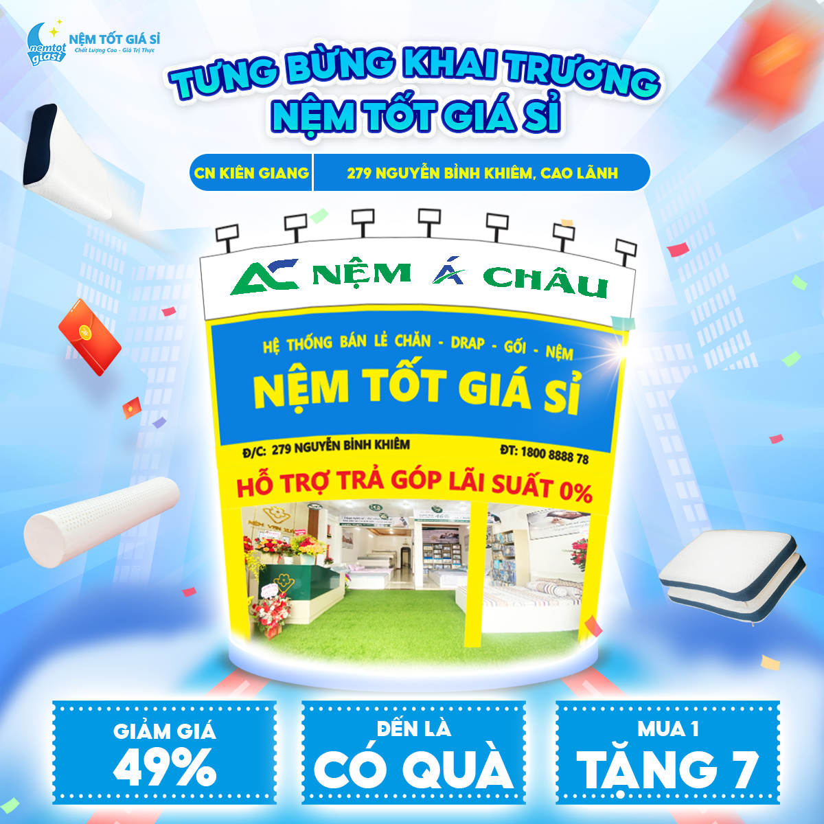 Đạt chuẩn Quốc Tế Nệm Tốt Giá Sỉ