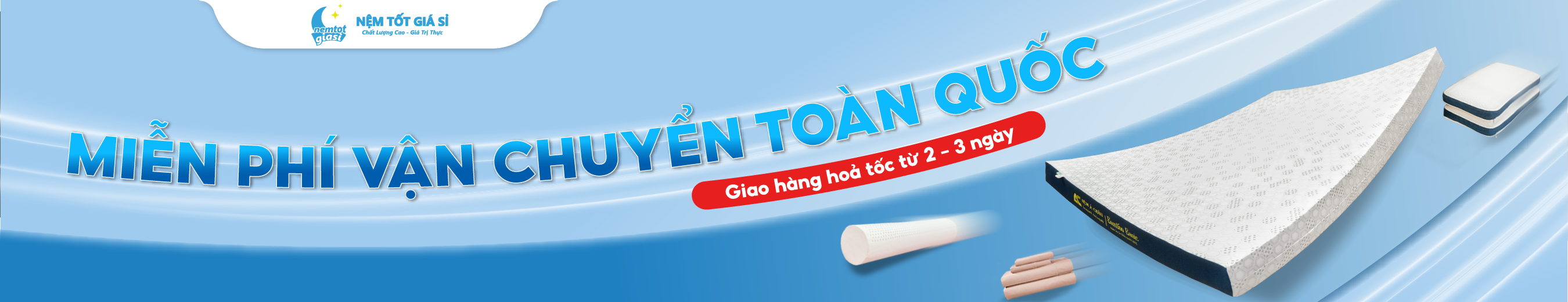 Quảng cáo Nệm Tốt Giá Sỉ