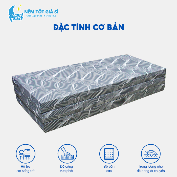 Nệm Tốt Giá Sỉ - Nệm Bông Ép Homely 4