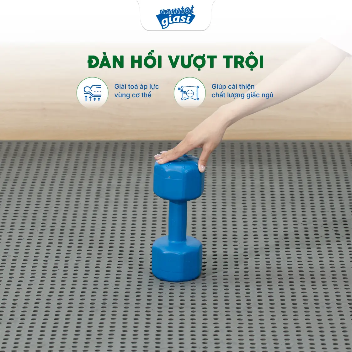 Nệm Tốt Giá Sỉ - Nệm Cao Su Thiên Nhiên Bamboo Carbon 3